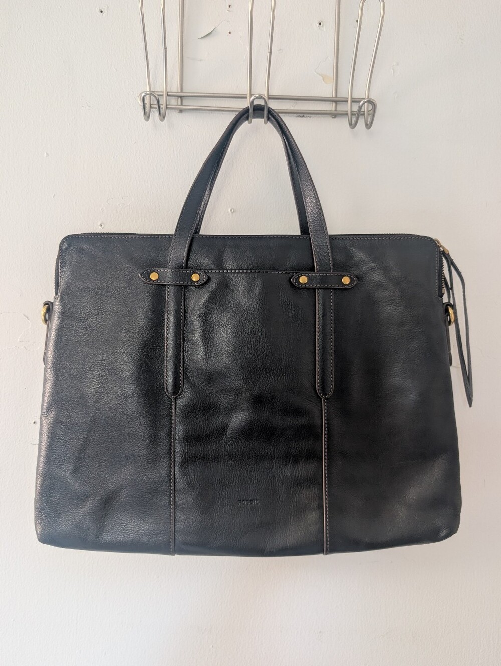 Fossil Leather Laptop Bag